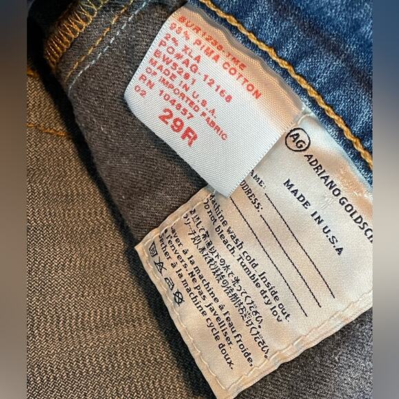 Adriano Goldschmied Malibu Crop Jeans size 29 - Picture 3 of 8